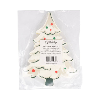 Retro Tree Dinner Napkin