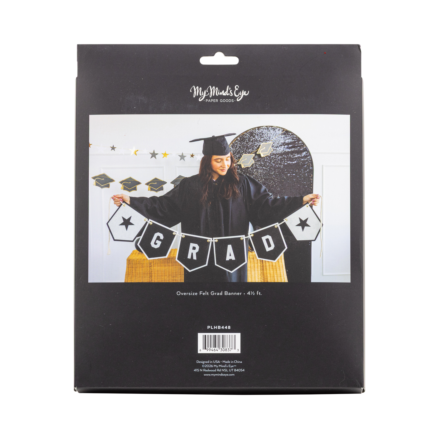 Oversized Felt Grad Banner