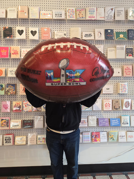 XXL Super Bowl 60 31" Mylar Balloon