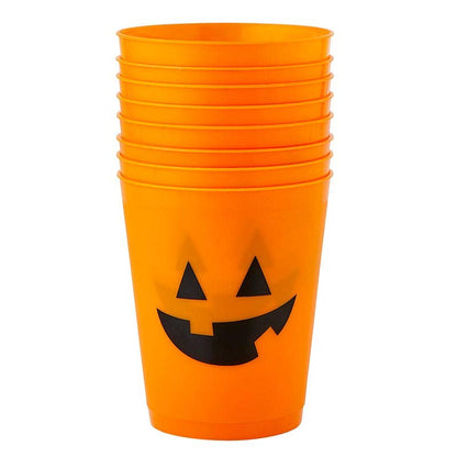 Party Cups - Jackolantern - 8ct