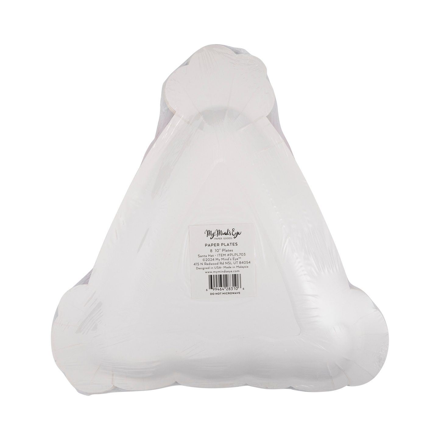 Santa Hat Shaped Plate