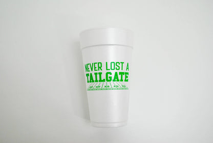 20oz. Styrofoam Cup 10 Pack Sleeve {Never Lost Tailgate}