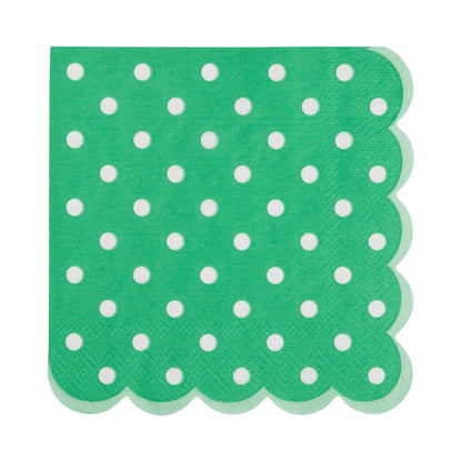 Scallop Dot Cocktail Napkin