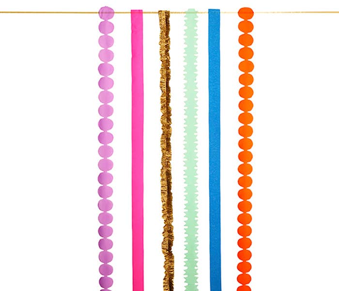Color Lovers Delight Party Streamer Set