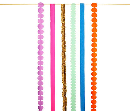 Color Lovers Delight Party Streamer Set