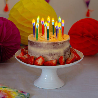 Rainbow Flame Birthday Candles