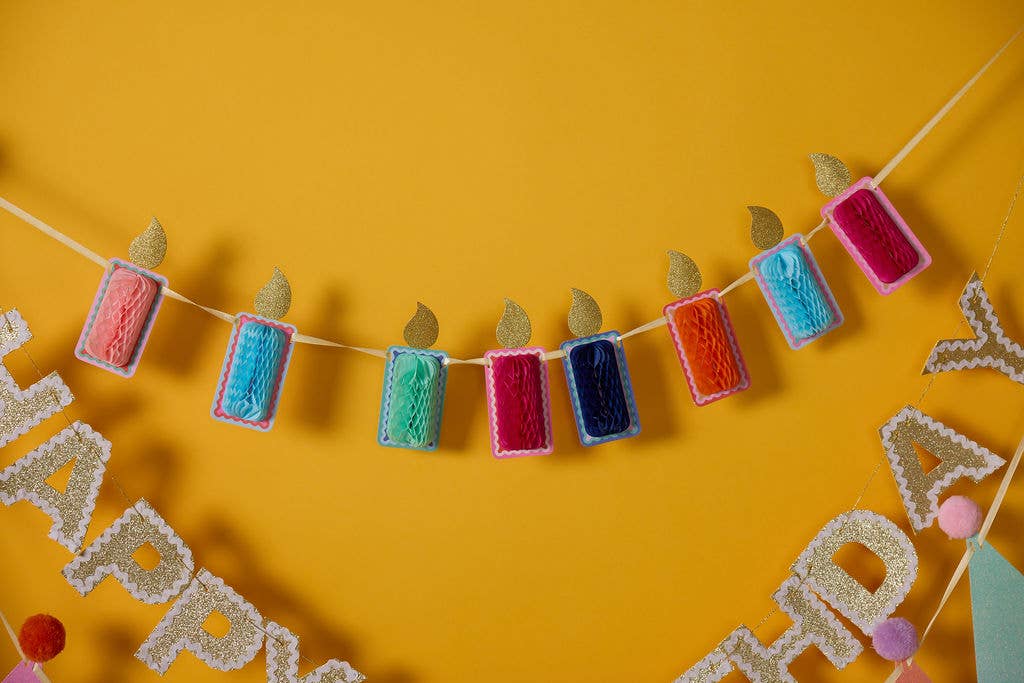 Honeycomb Candle Banner