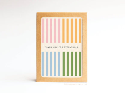 Thank You for Everything Folded Greeting Note Set