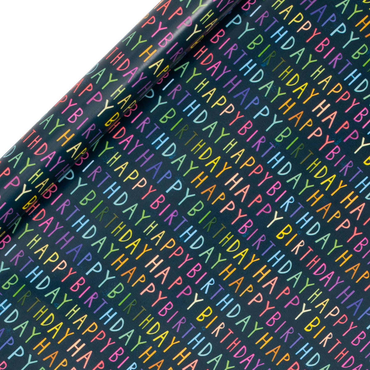 Bold Birthday Wrapping Paper
