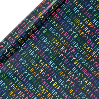 Bold Birthday Wrapping Paper