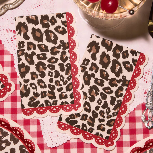 Cheetah Print Paper Napkins