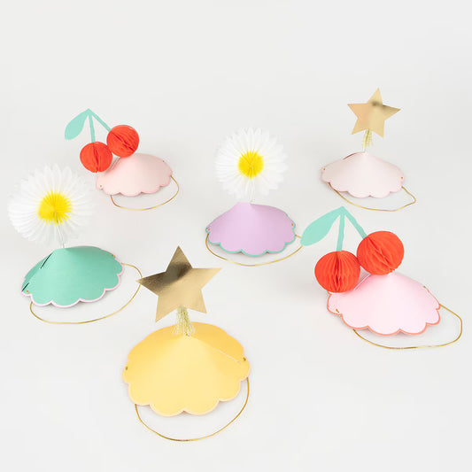 Happy Icons Party Hats