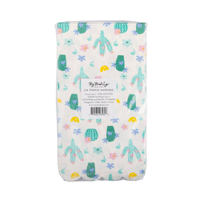Fiesta Cacti Pattern Dinner Napkin