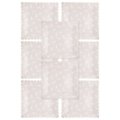 Bunny Pattern Paper Plate