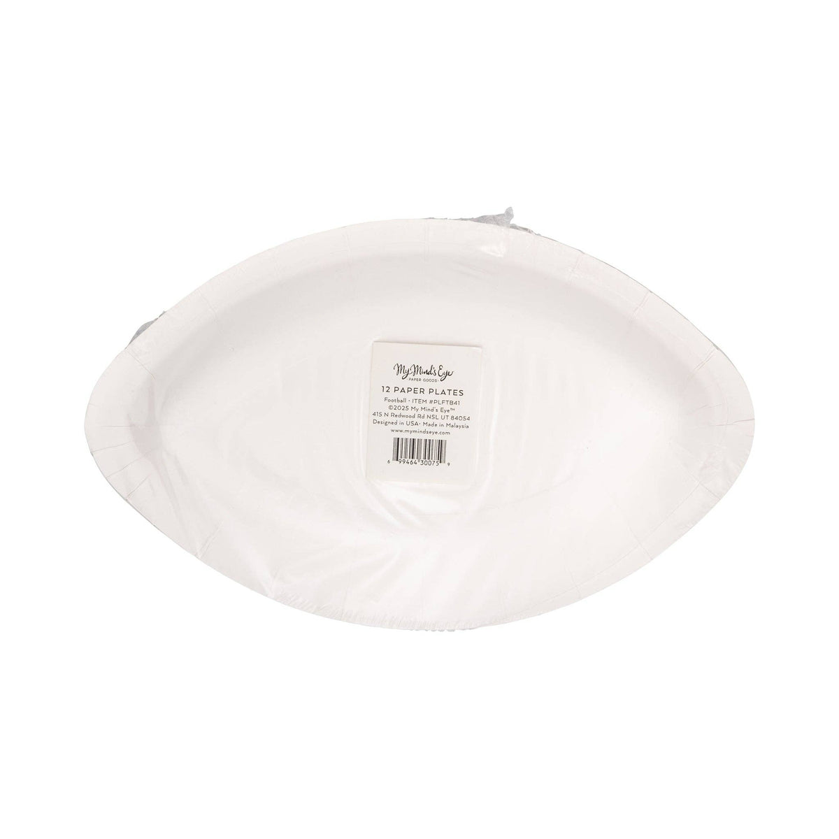 Football Shaped Plate