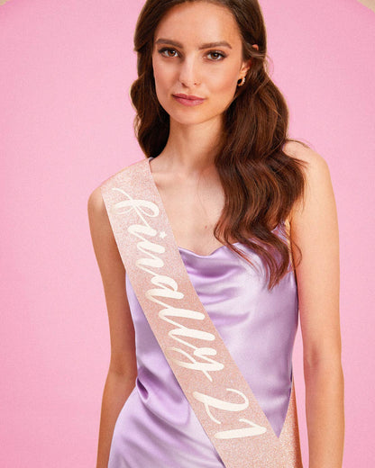 21st Birthday Kit- Tiara and Sash