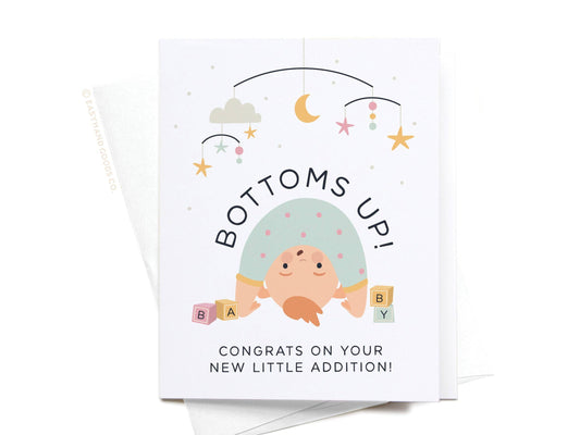 Bottoms Up Baby Greeting Card