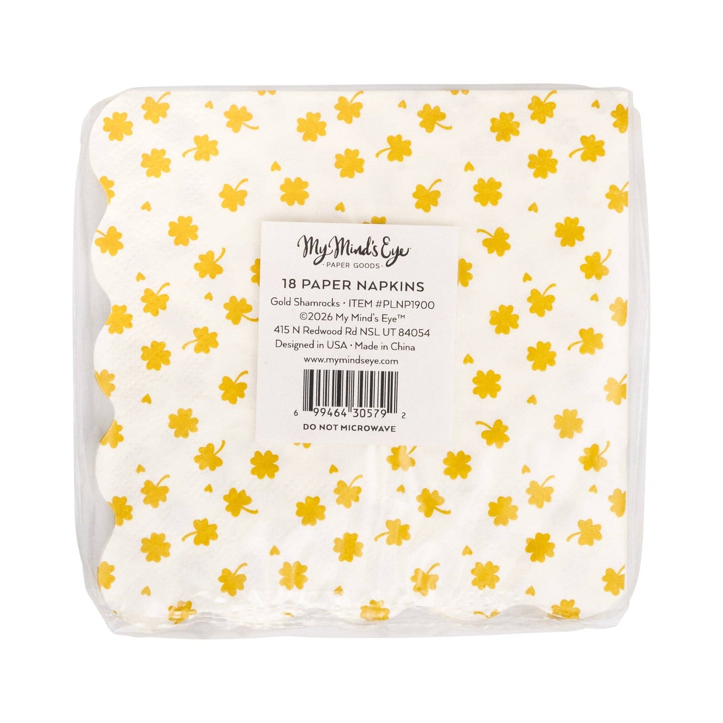 Shamrocks Cocktail Napkin