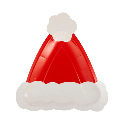 Santa Hat Shaped Plate