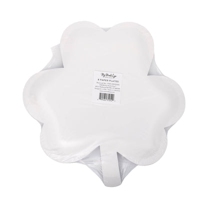 Pink and Green Shamrock Plate Set