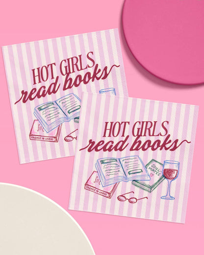 Hot Girls Book Club Napkins