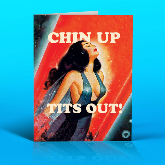 CHIN UP TITS OUT stars