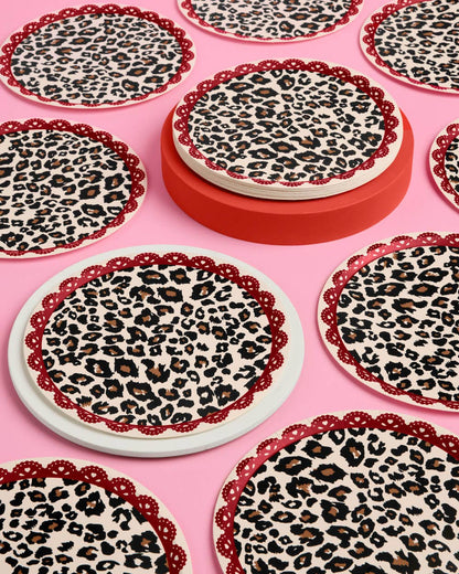 Cheetah Print Paper Plates