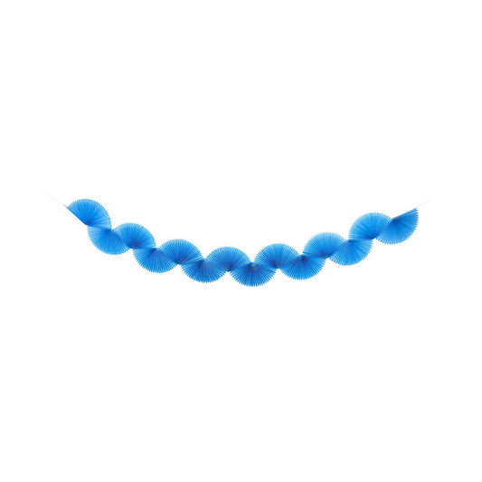 Blue Tissue Bunting Banner