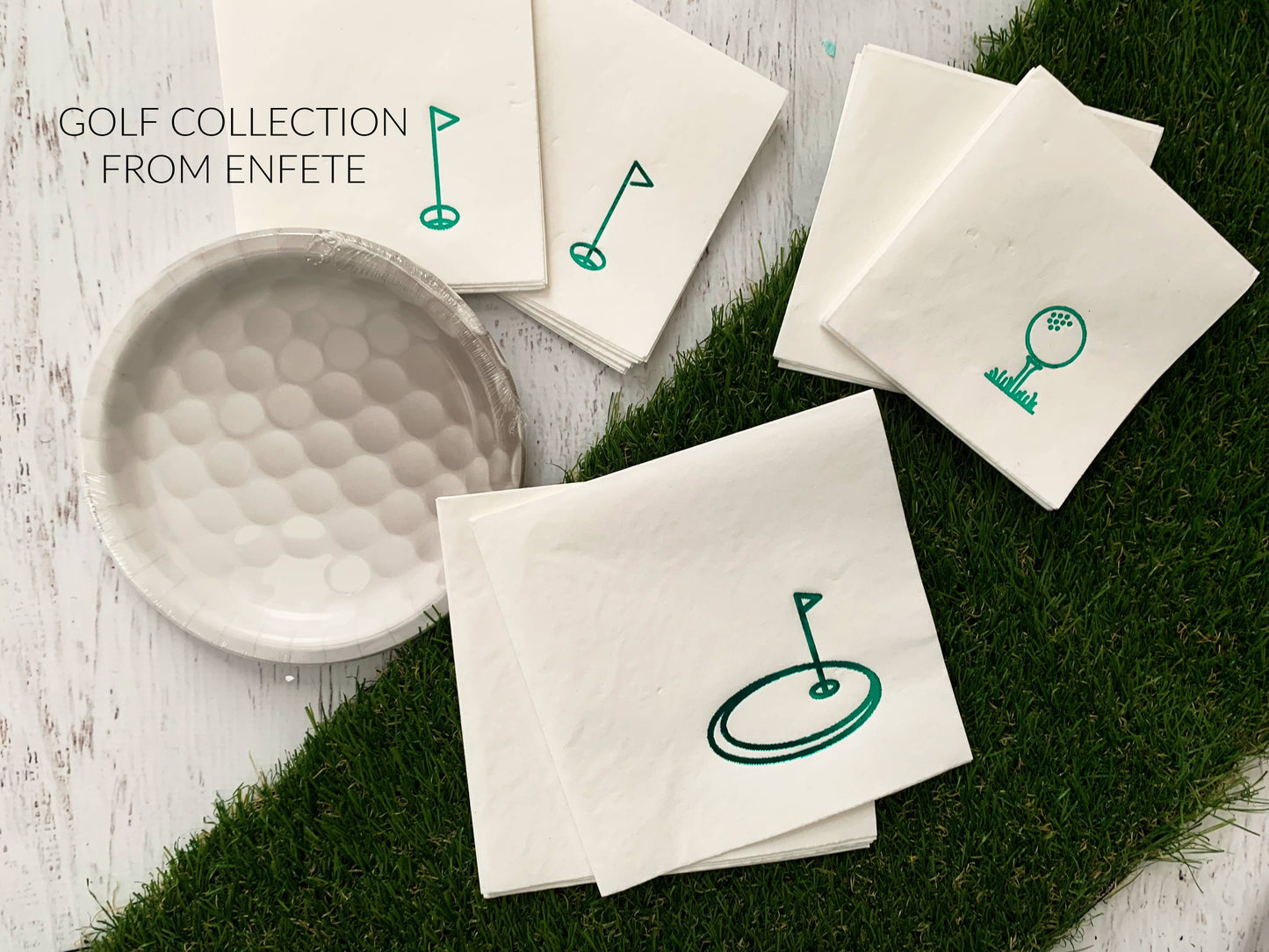 Hole-in-One Golf Cocktail Napkins