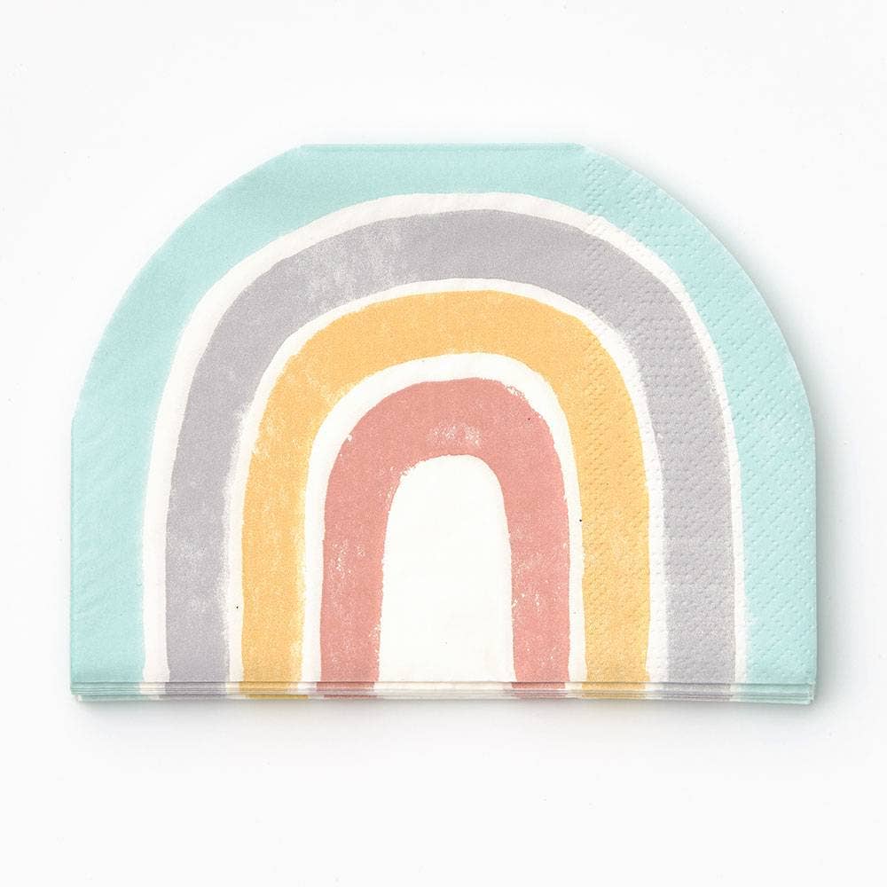 Oh Baby Rainbow Die-Cut Napkin