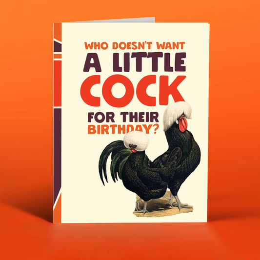 Little Cock Birthday Card