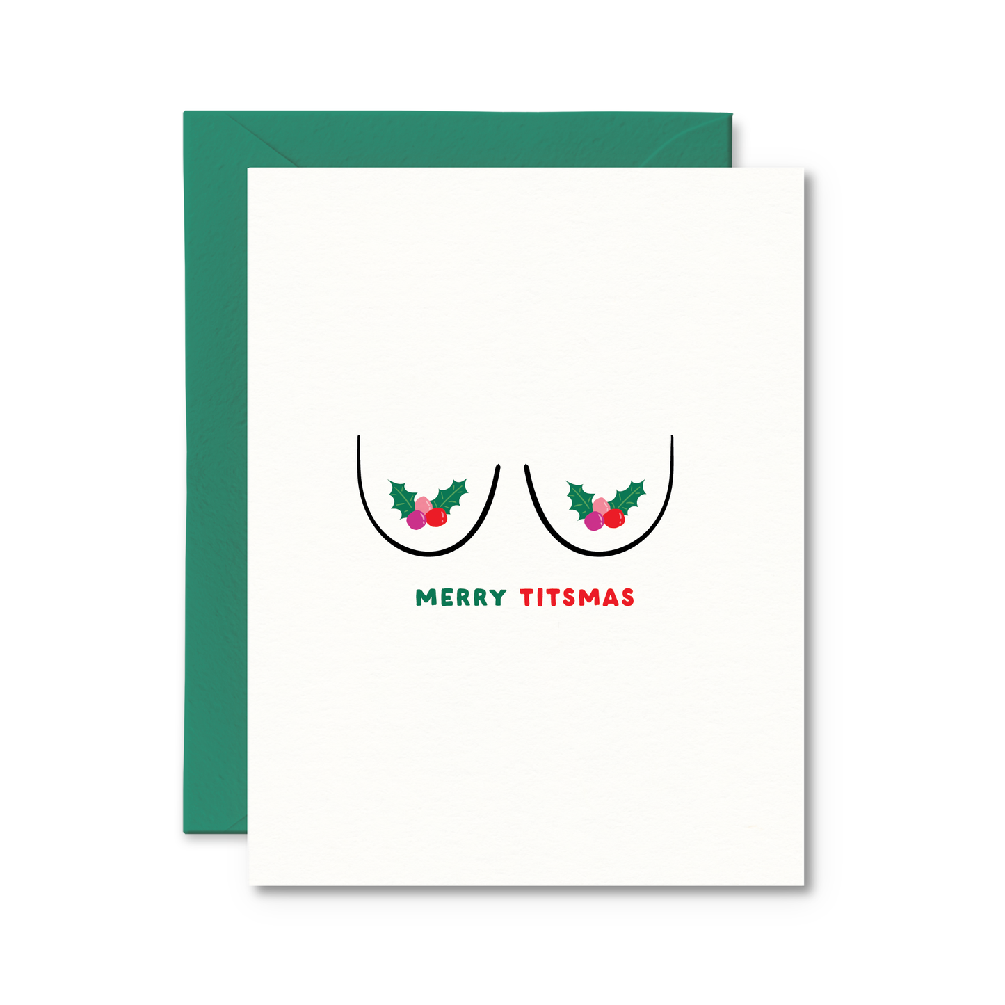 Merry Titsmas Funny Christmas Card