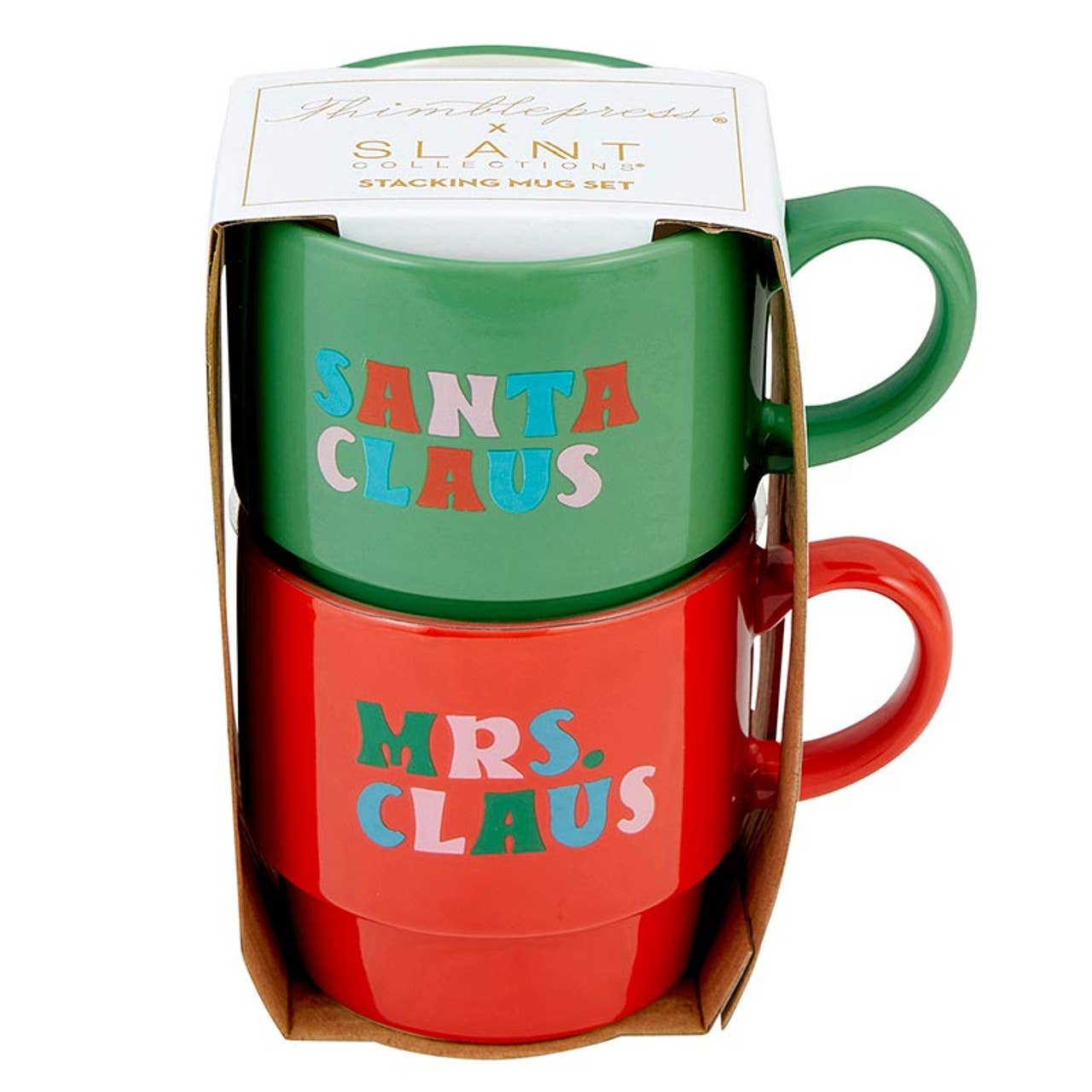 Stacking Mug Set - Mrs/Santa Claus