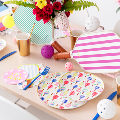Pickleball Social Club Dessert Plates