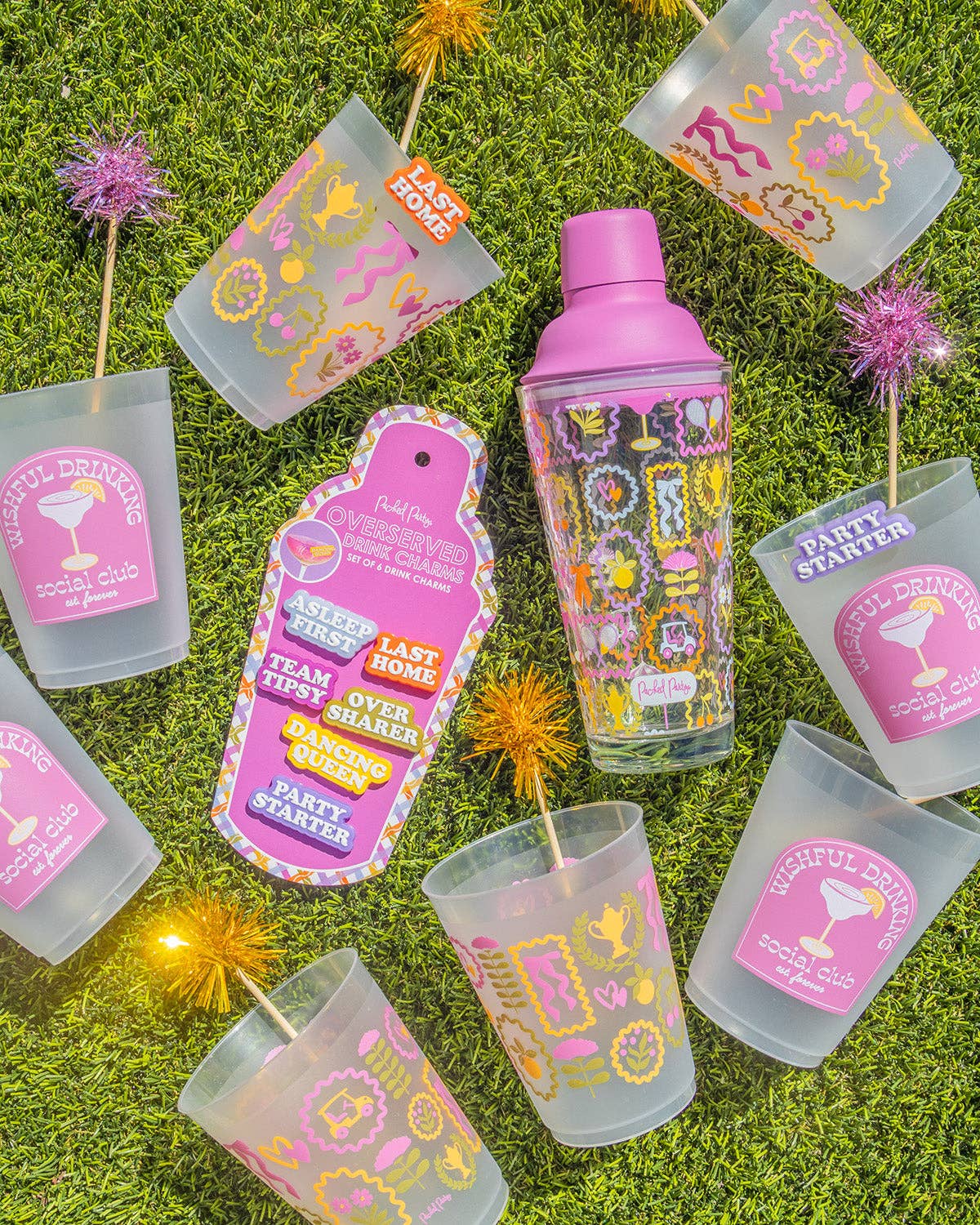 Overserved Drink Charm & Marker Set