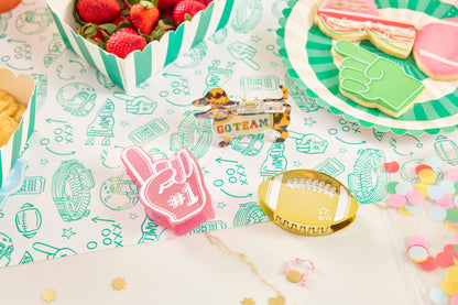 GO FOR THE GOLD FOOTBALL CLAW CLIP