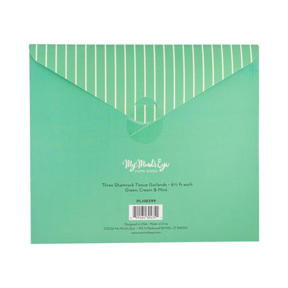 Shamrock Crepe Paper Banner Set