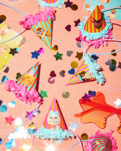 Cat Mini Party Hats
