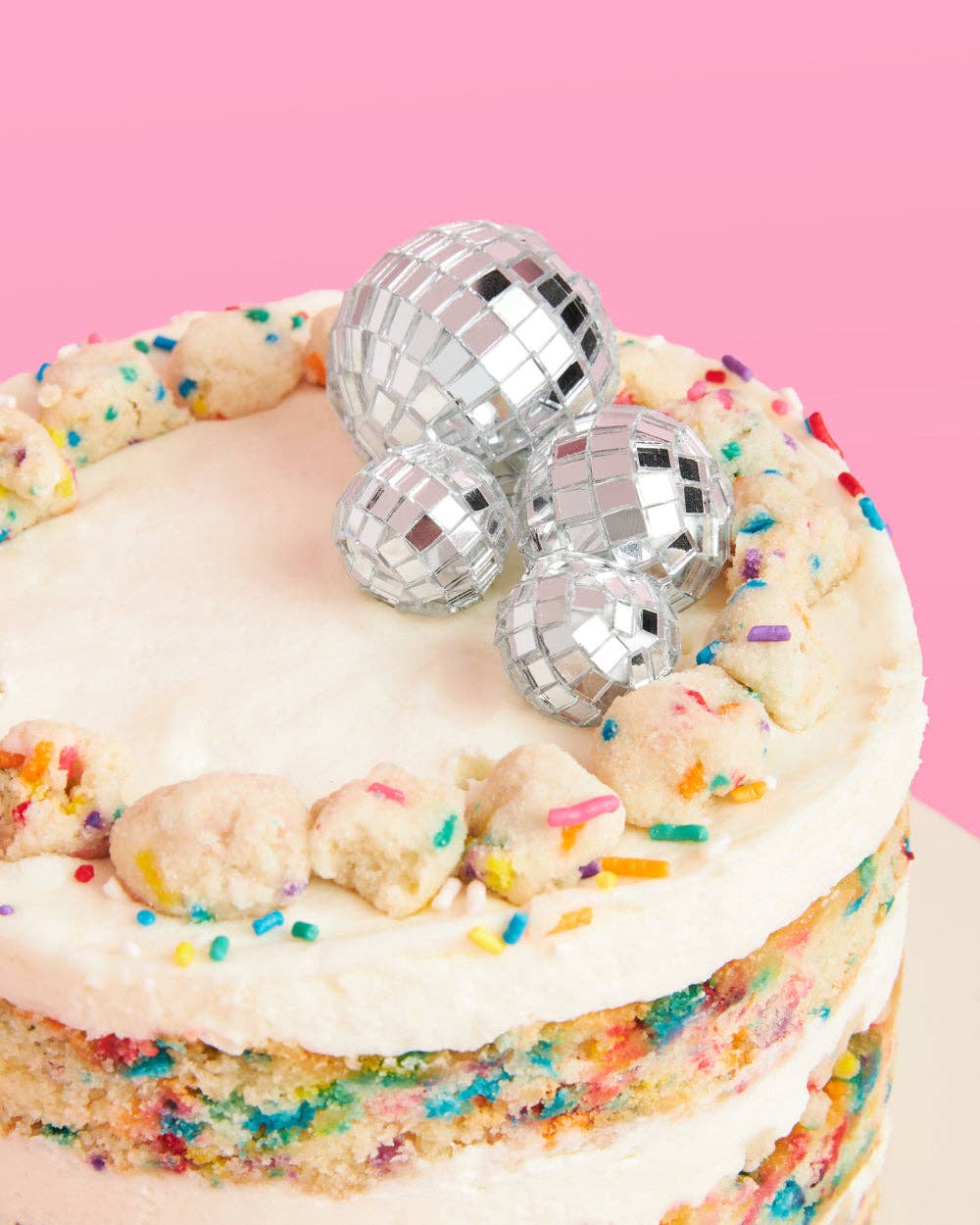 Disco Ball Cake Toppers