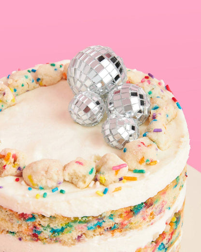 Disco Ball Cake Toppers