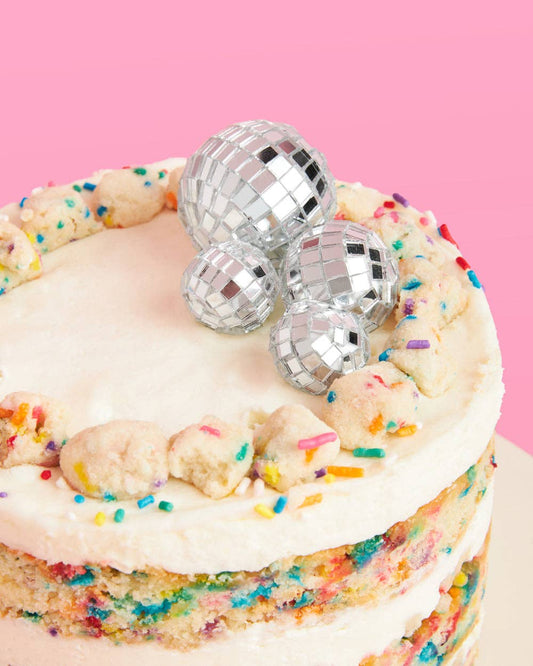 Disco Ball Cake Toppers