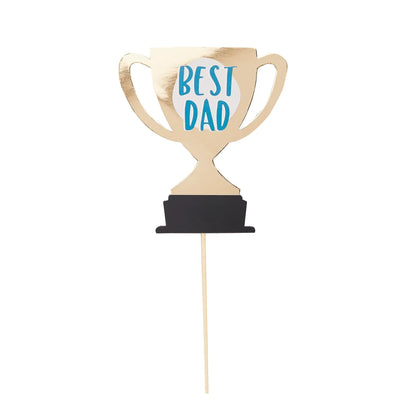 Best Dad' Trophy Cake Topper