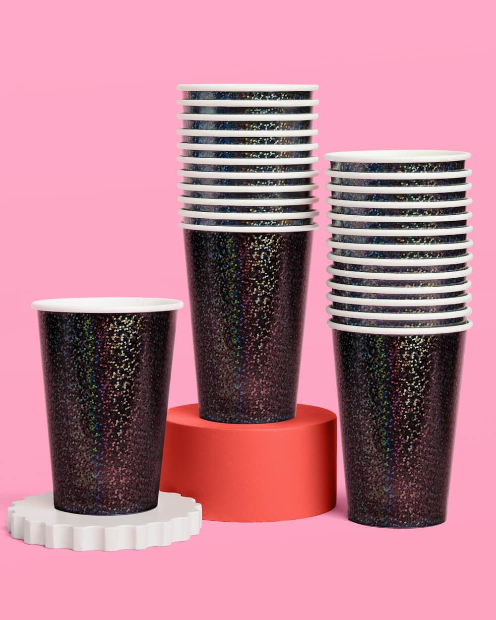 Black Shimmer Cups