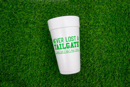 20oz. Styrofoam Cup 10 Pack Sleeve {Never Lost Tailgate}