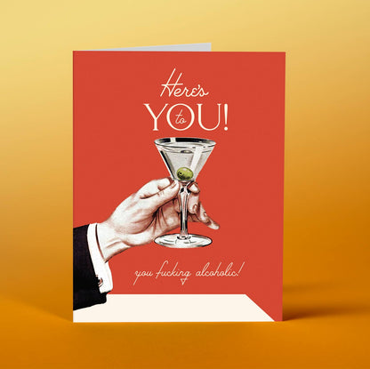 MARTINI TO YOU! celebration card