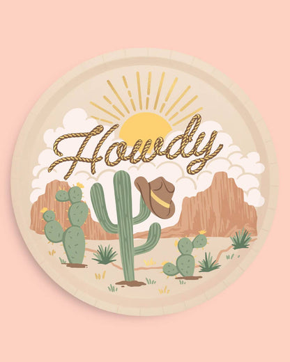 Western Rodeo Paper Plates