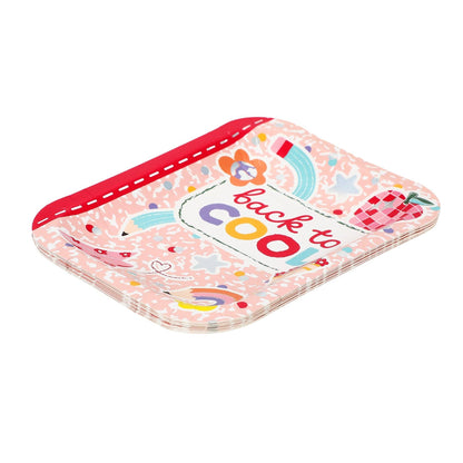 'Back to Cool' Paper Notebook Dessert Plates