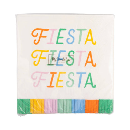 Fiesta Fringed Cocktail Napkin