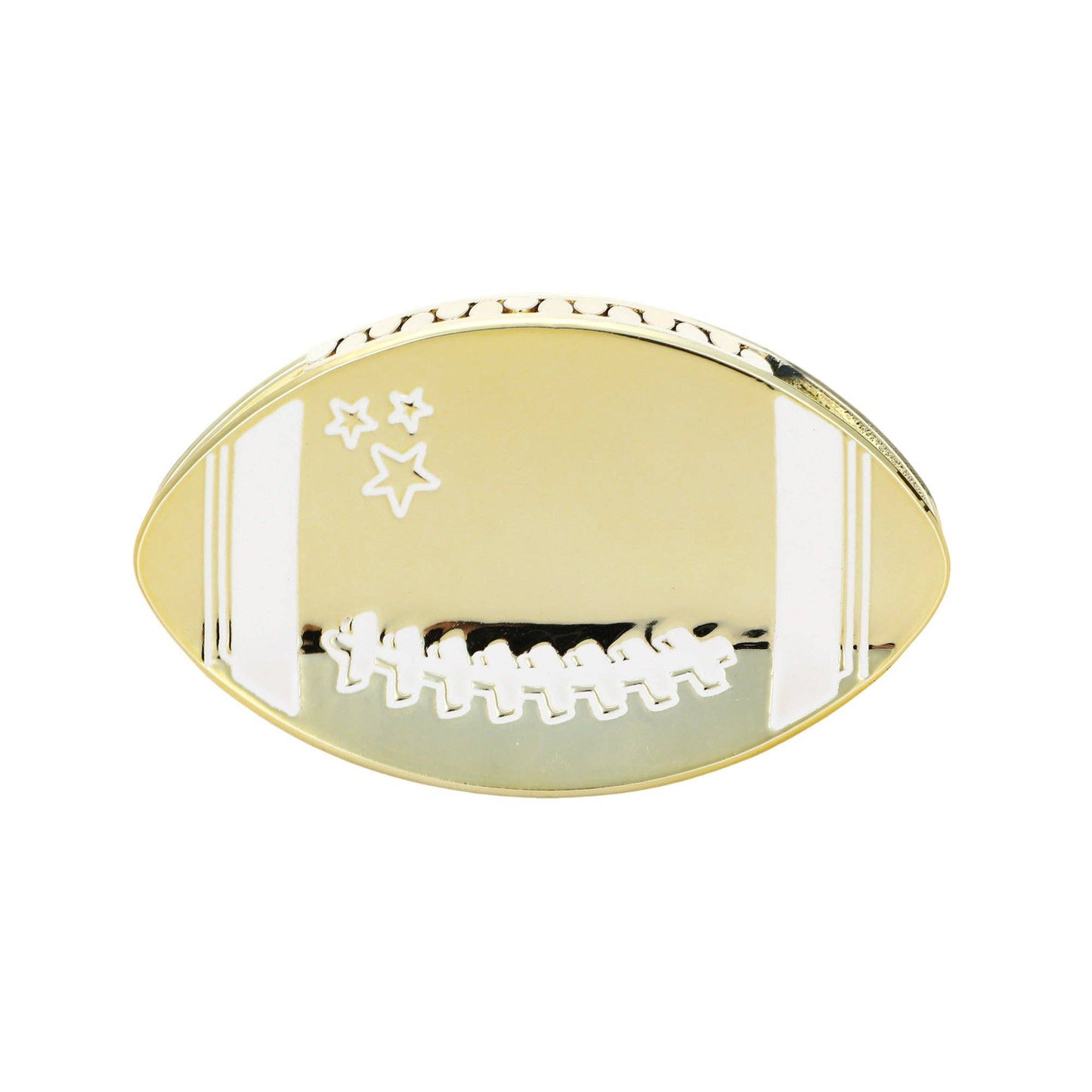 GO FOR THE GOLD FOOTBALL CLAW CLIP