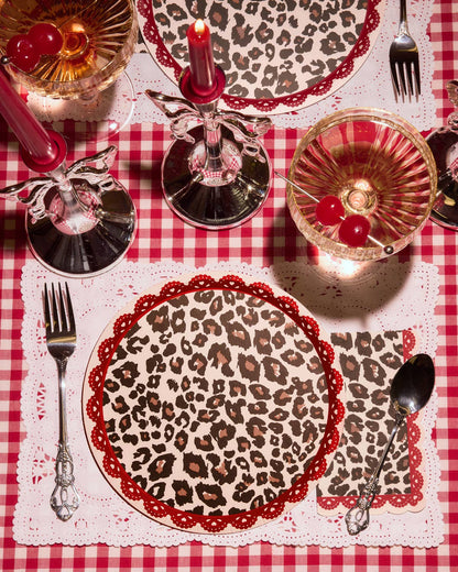 Cheetah Print Paper Plates